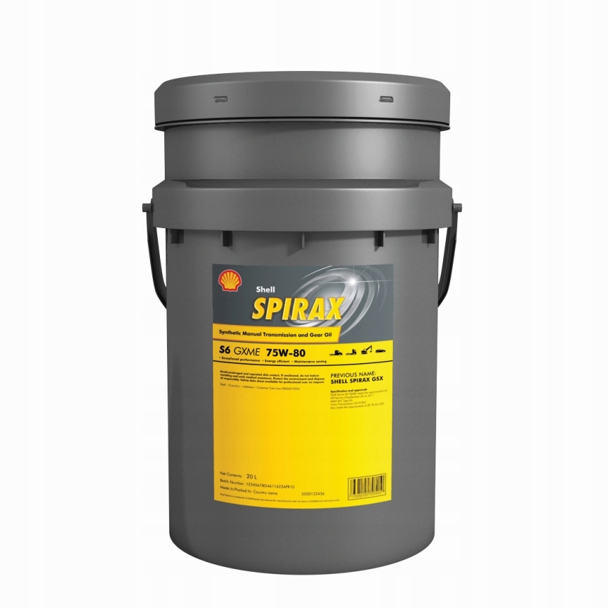 Prevodový olej Shell Spirax S6 Gxme 75W-80 20L