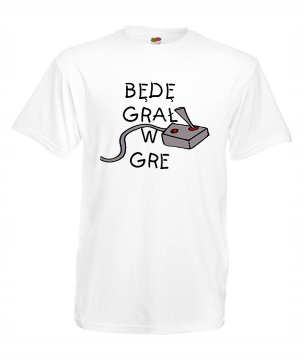 

XXXL Koszulka Męska Będę Grał W Gre Raider Wzory