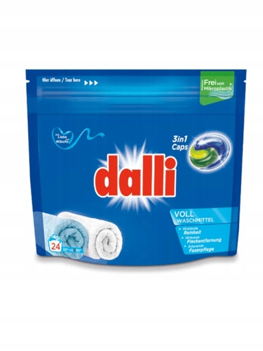2 x Kapsle na praní Dalli 3v1 Activ Caps 24 ks