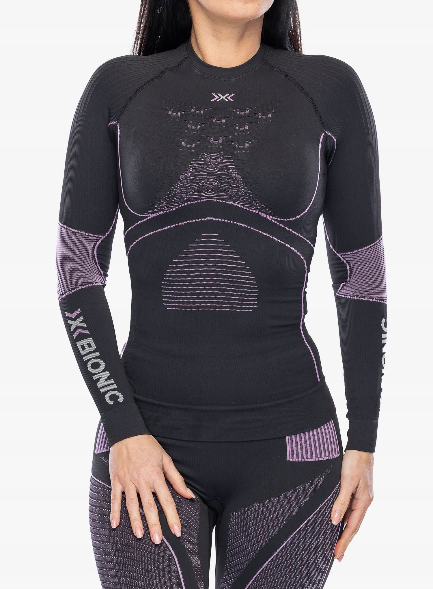 Mikina X-Bionic Energy Accumulator 4.0 Shirt charcoal/magnolie M