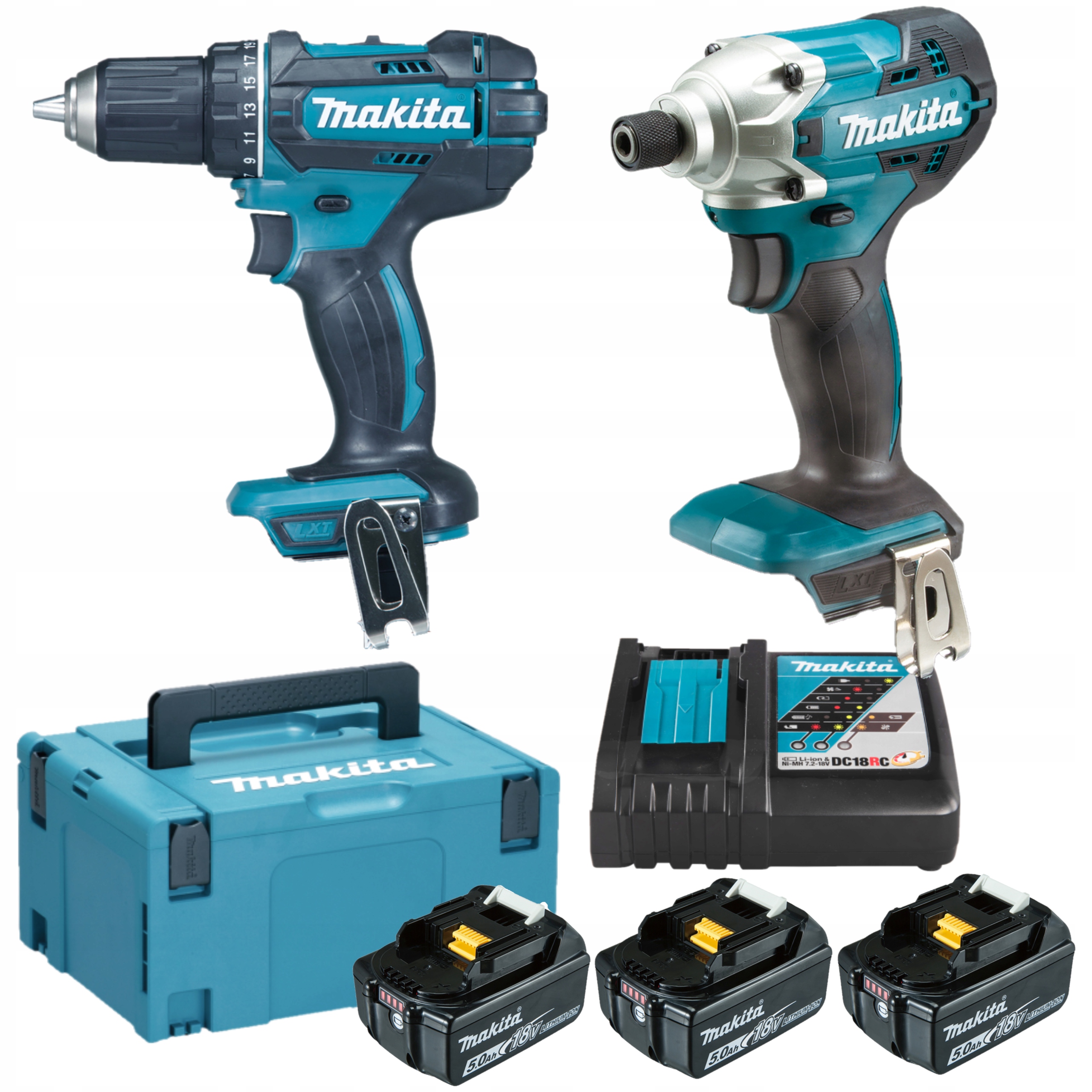 Makita DLX2339JX1 Zestaw Combo 18V DDF482 DTD156