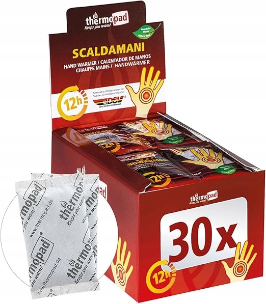 Ogrzewacz do rąk Thermopad, 12h, wkład grzewczy 30 sztuk