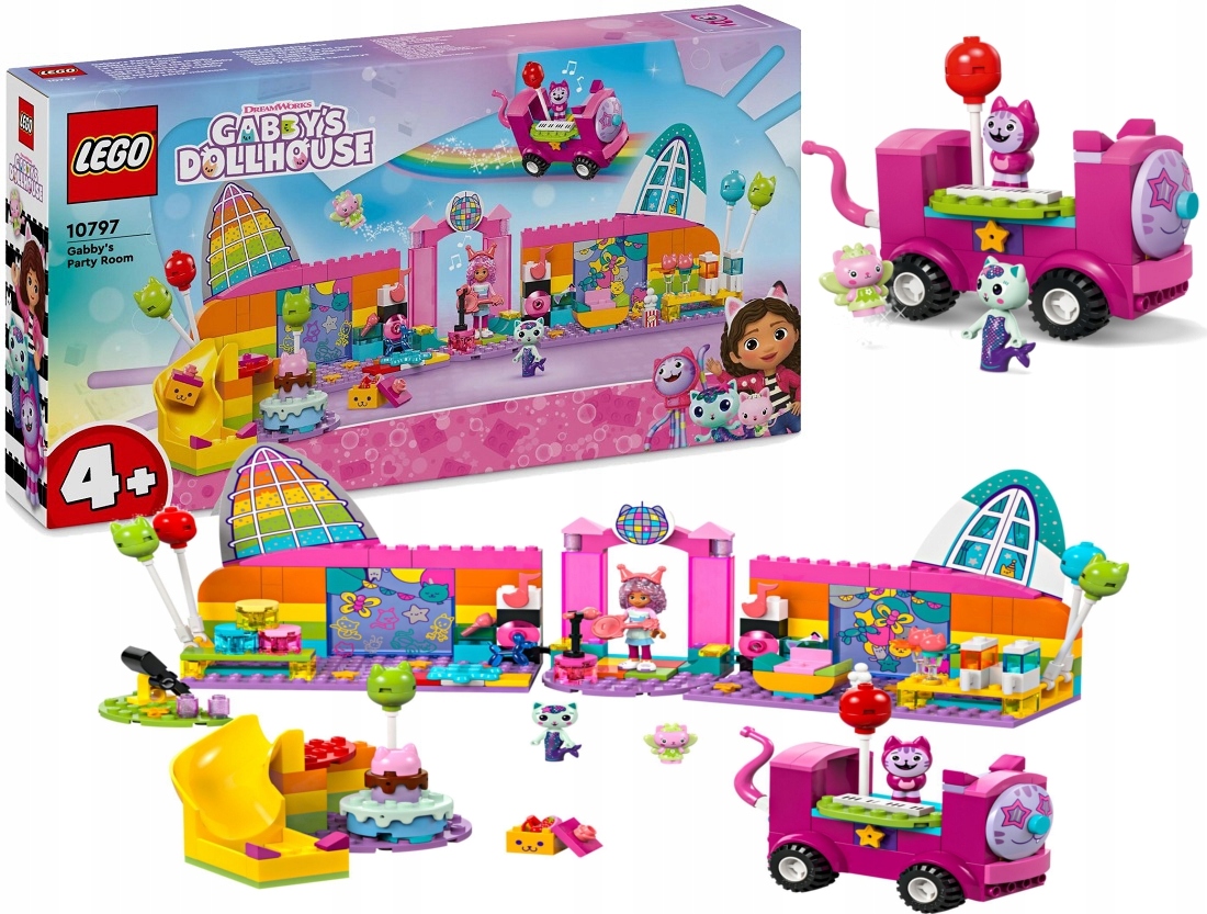 stavebnice Lego Gábinin Kouzelný Domek Kouzelný Dům Gabi 10797