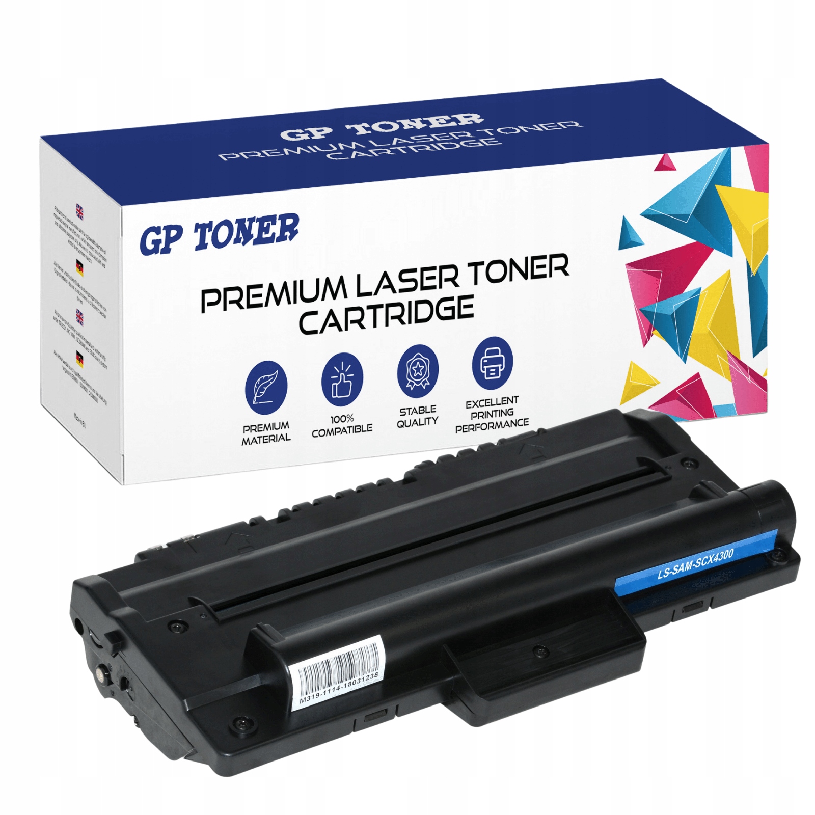 TONER DO SAMSUNG SCX4300 4310 4315 4610 MLT-D1092S