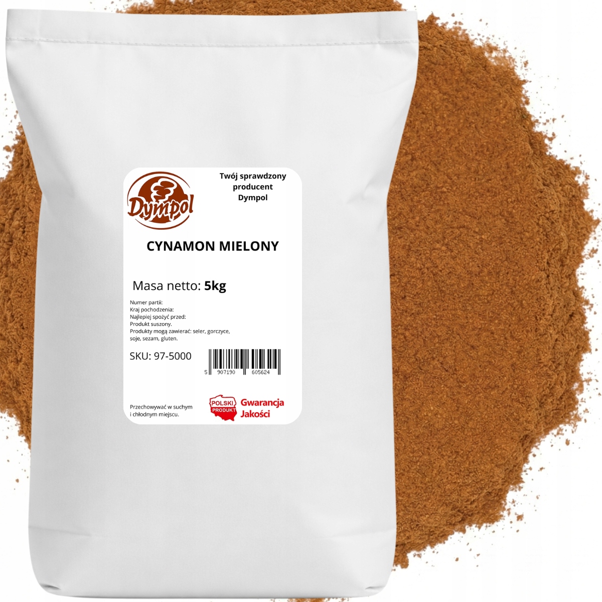 Levně Skořice Mletá Aromatická Přírodní Čerstvá Vysoká Kvalita Premium 5 kg