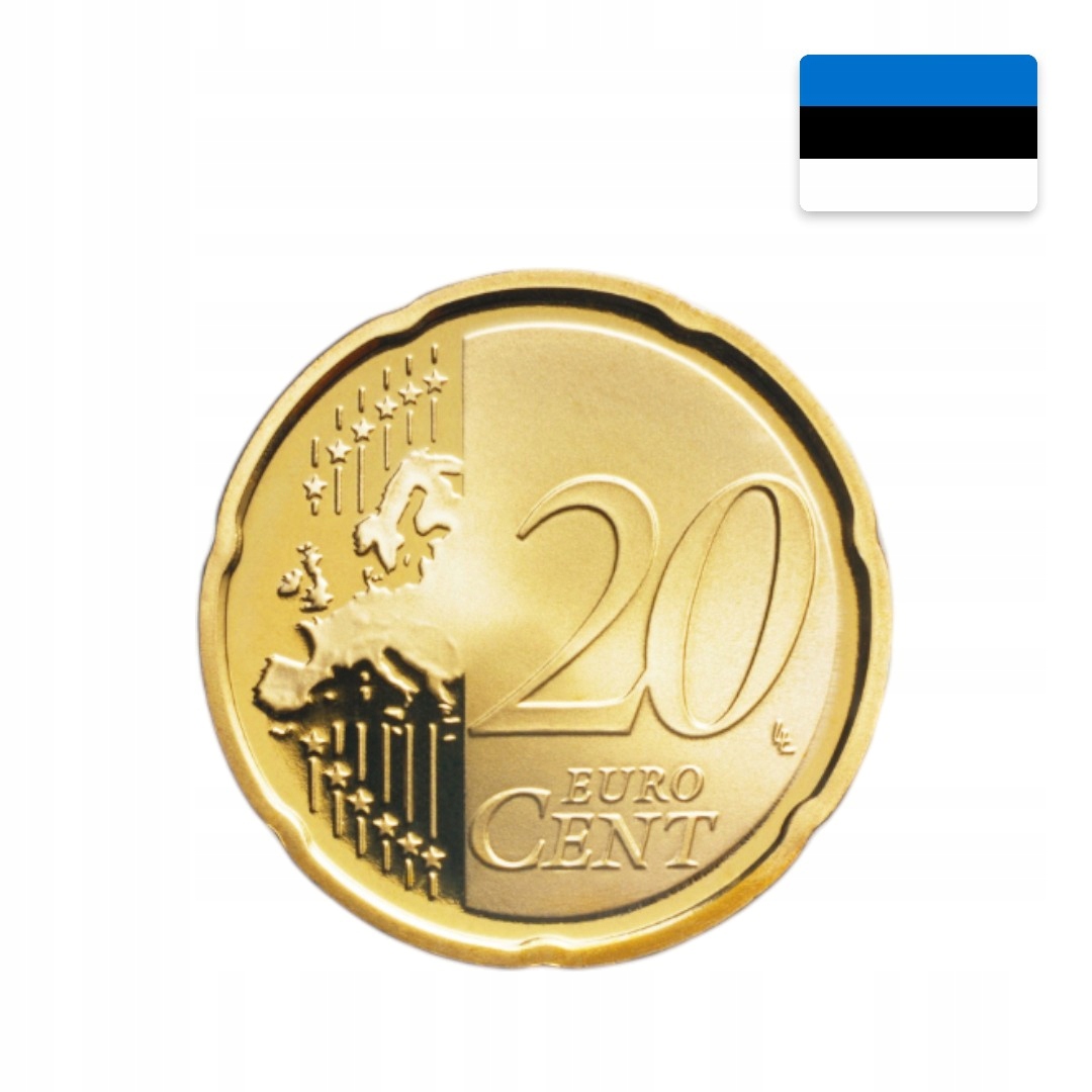 Moneta – Estonia – 20 eurocentów – 2020 – UNC