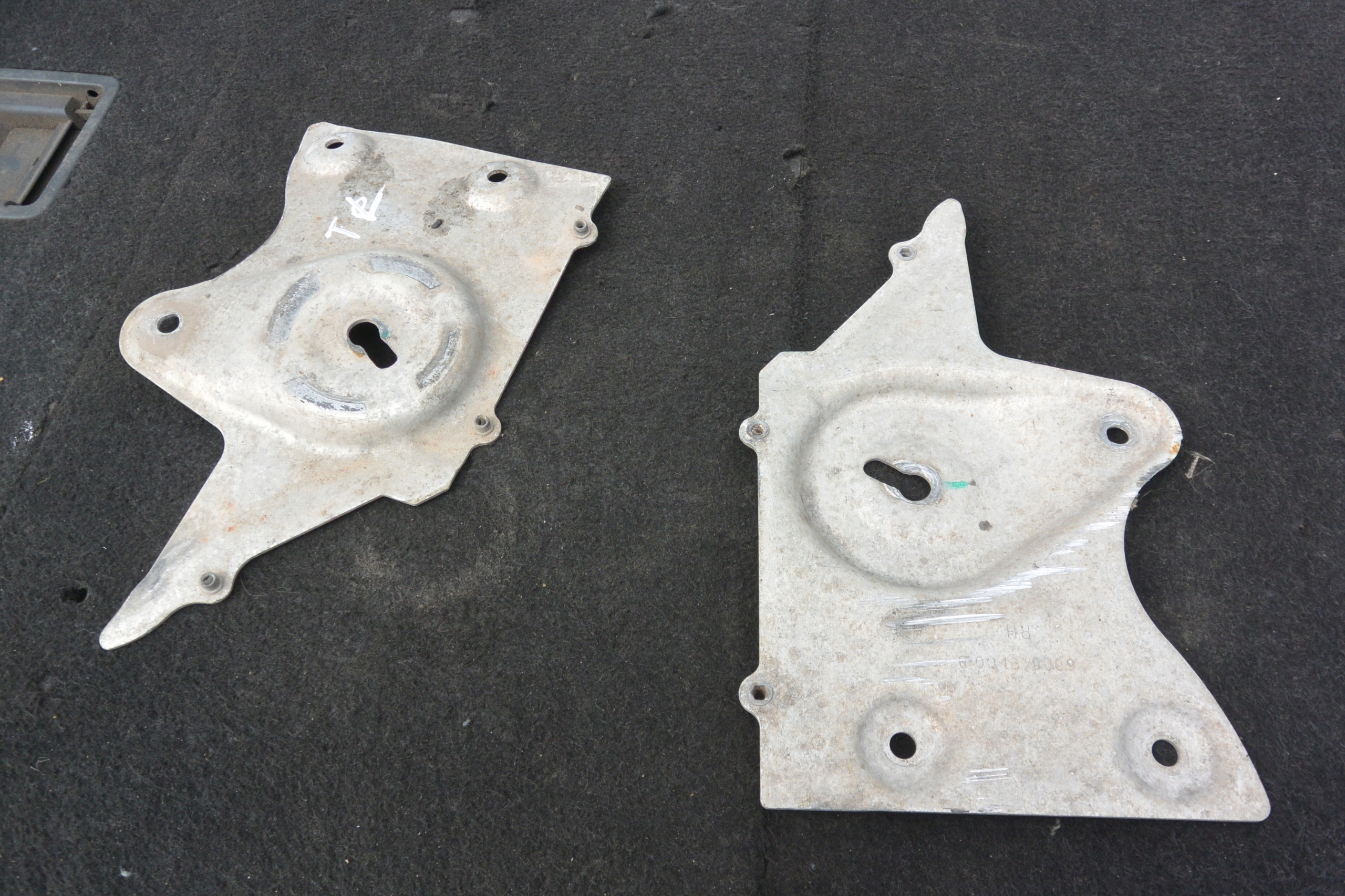 cover console siders rear part KPL TESLA MODEL S 12-16