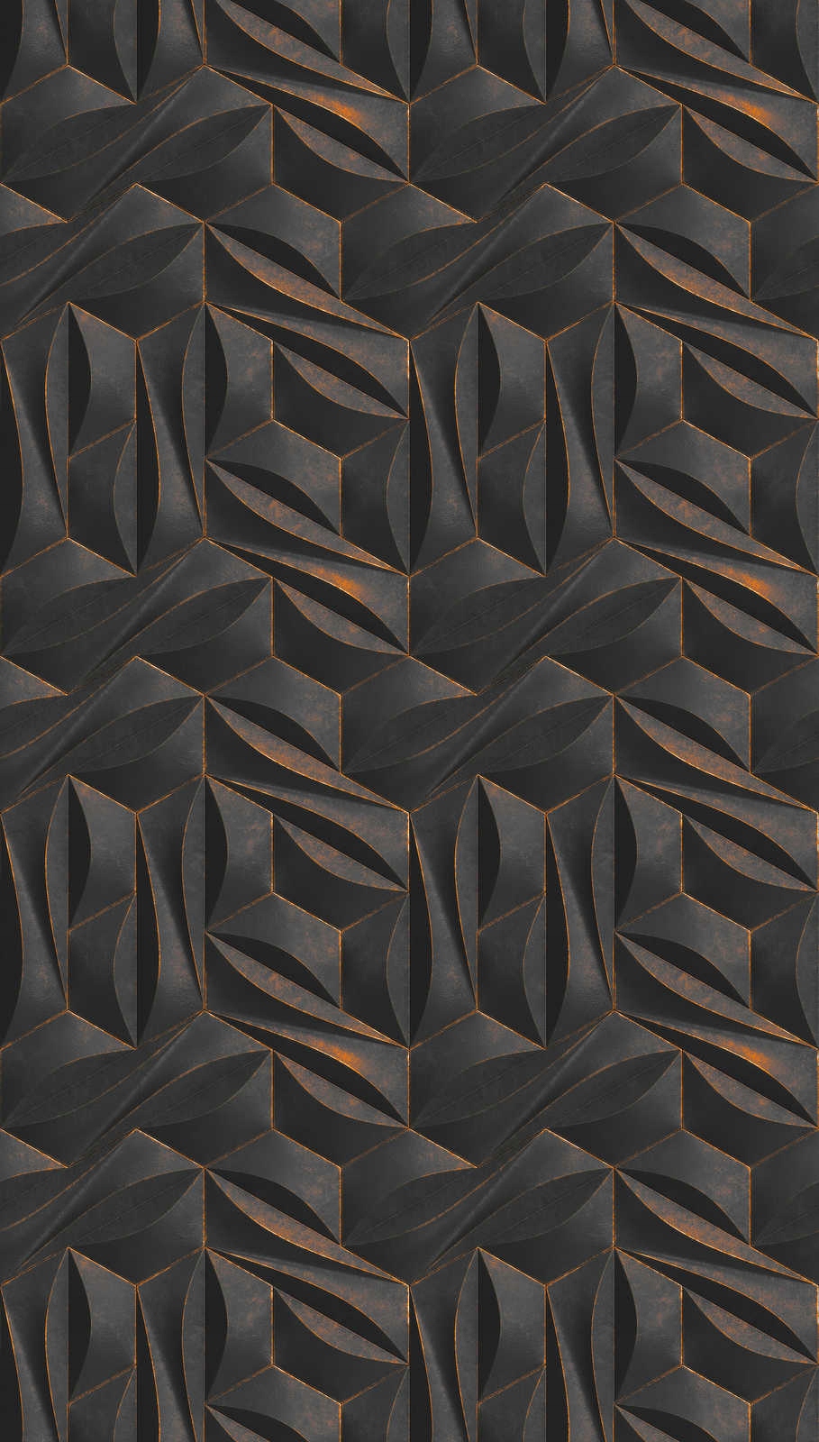 Vinylová tapeta na flizelině Efekt 3D Geometrický vzor 159x280