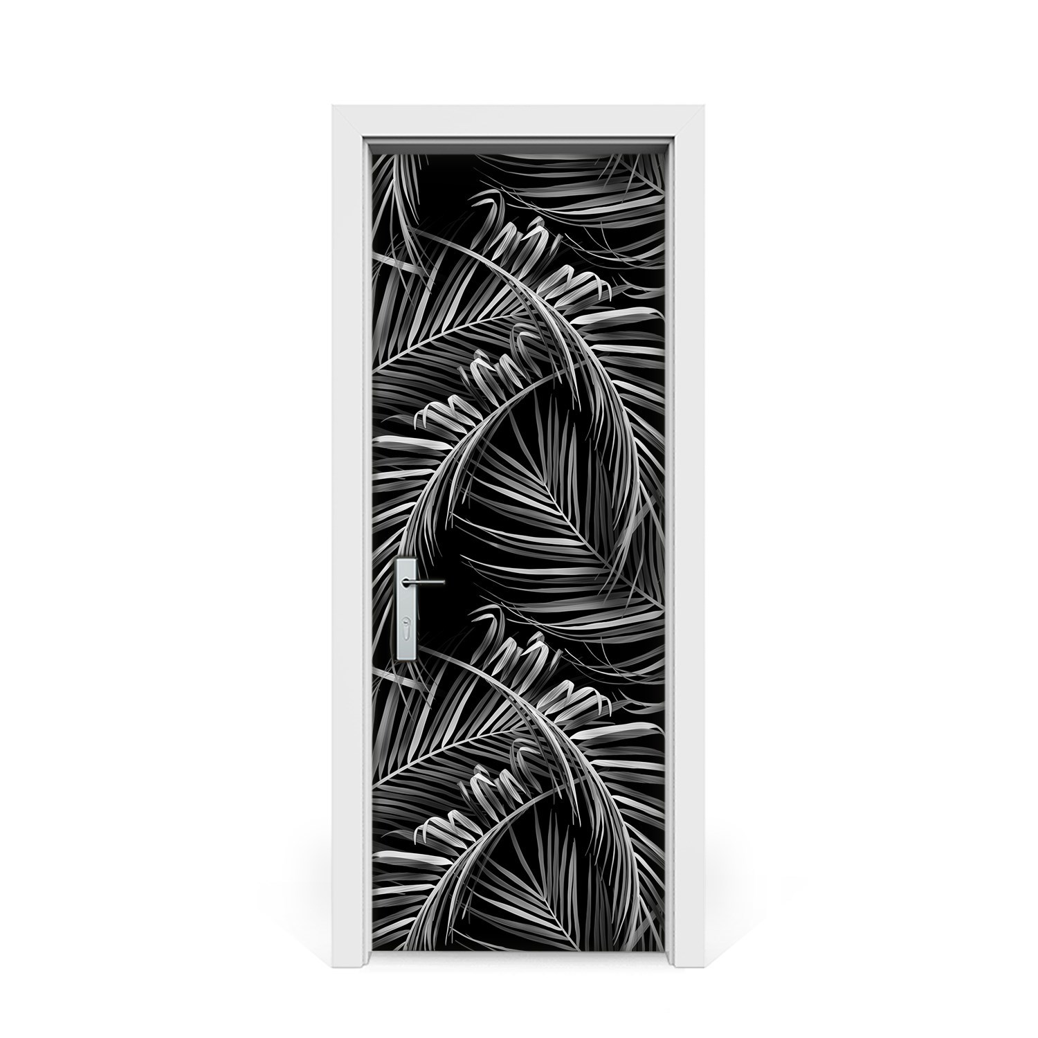 

Naklejka na drzwi okleina Ciemna Dżungla 75x205