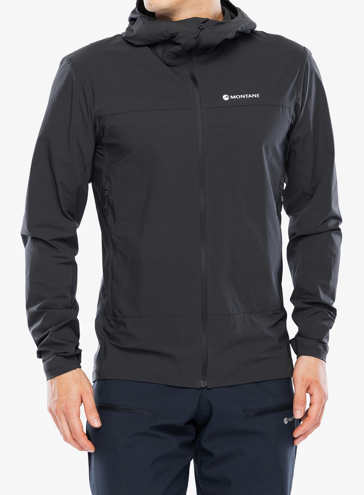 Softshellová bunda Montane Tenacity Nano Hoodie midnight grey S