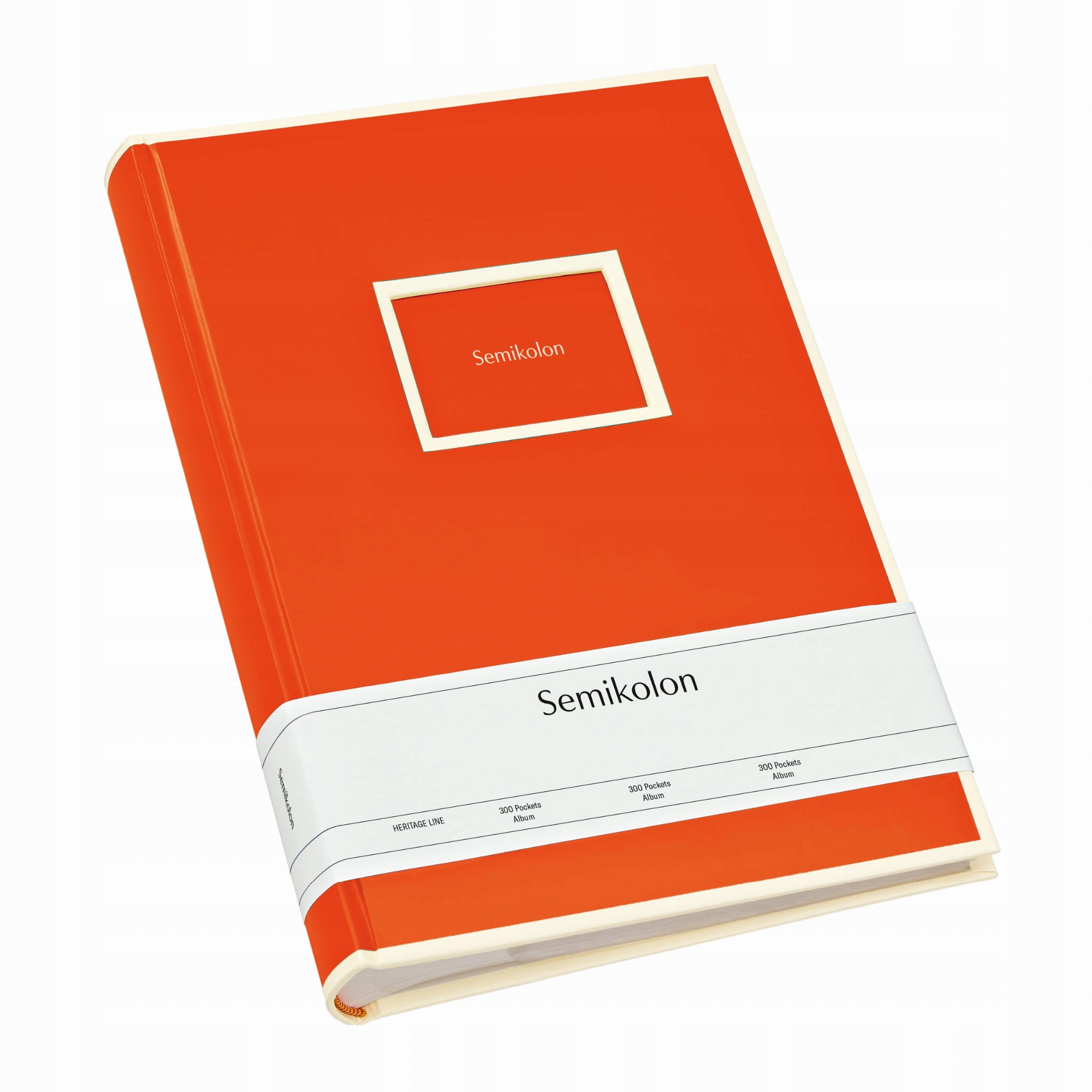 Album Semikolon 300 Pockets 10x15 cm oranžová