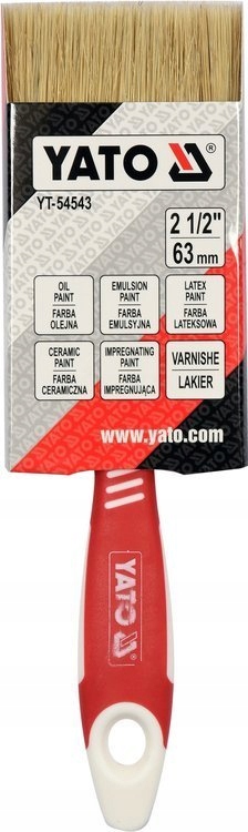 PĘDZEL MALARSKI ANGIELSKI PŁASKI 2K2.5 63mm YATO Marka Yato