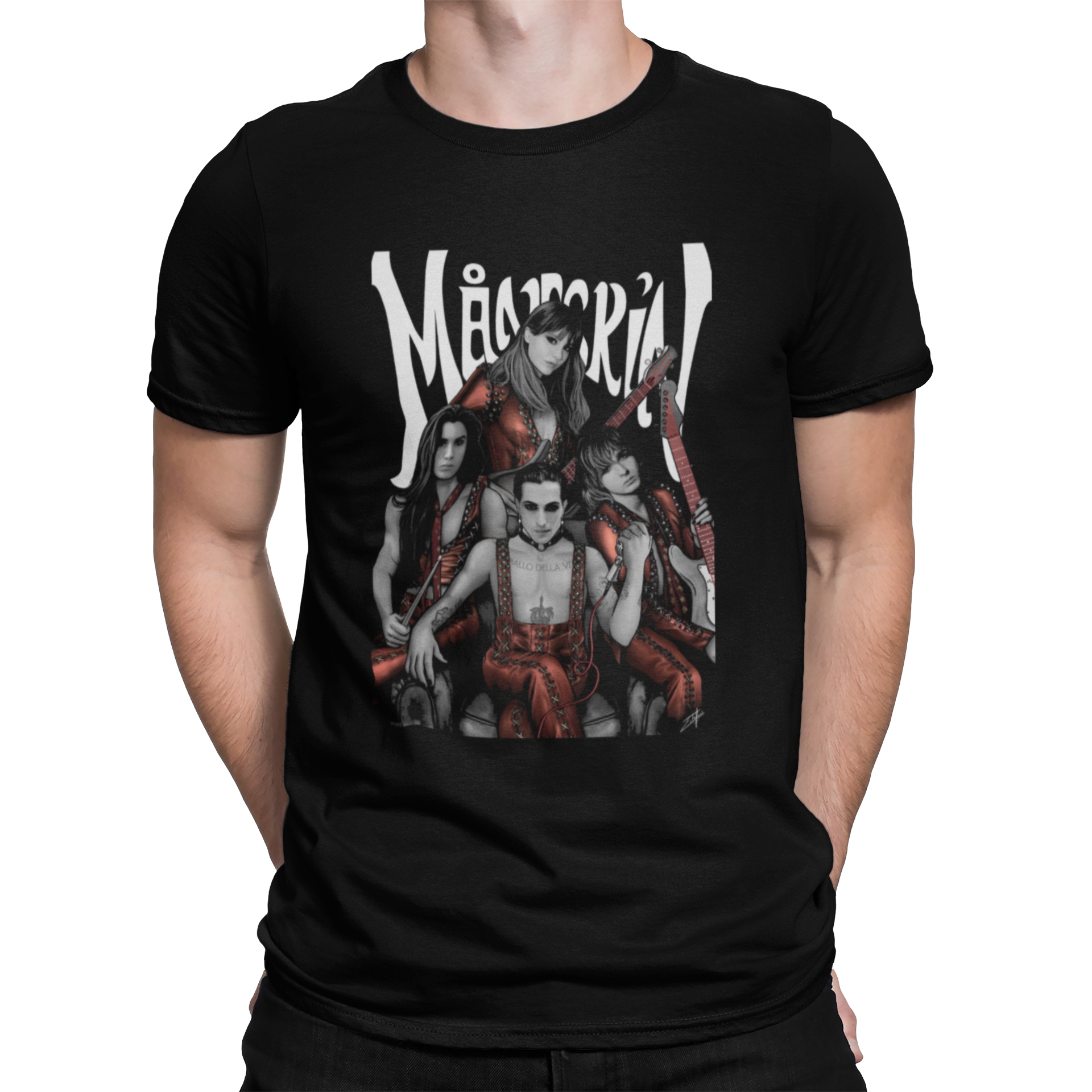 

Maneskin Koszulka Męska T-Shirt 7 Wzorów 5XL