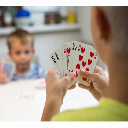 KARTY DO GRY 2 TALIE POWLEKANE PLASTIK POKER 2x 54 SZT + PUDEŁKO EAN (GTIN) 6934635538734