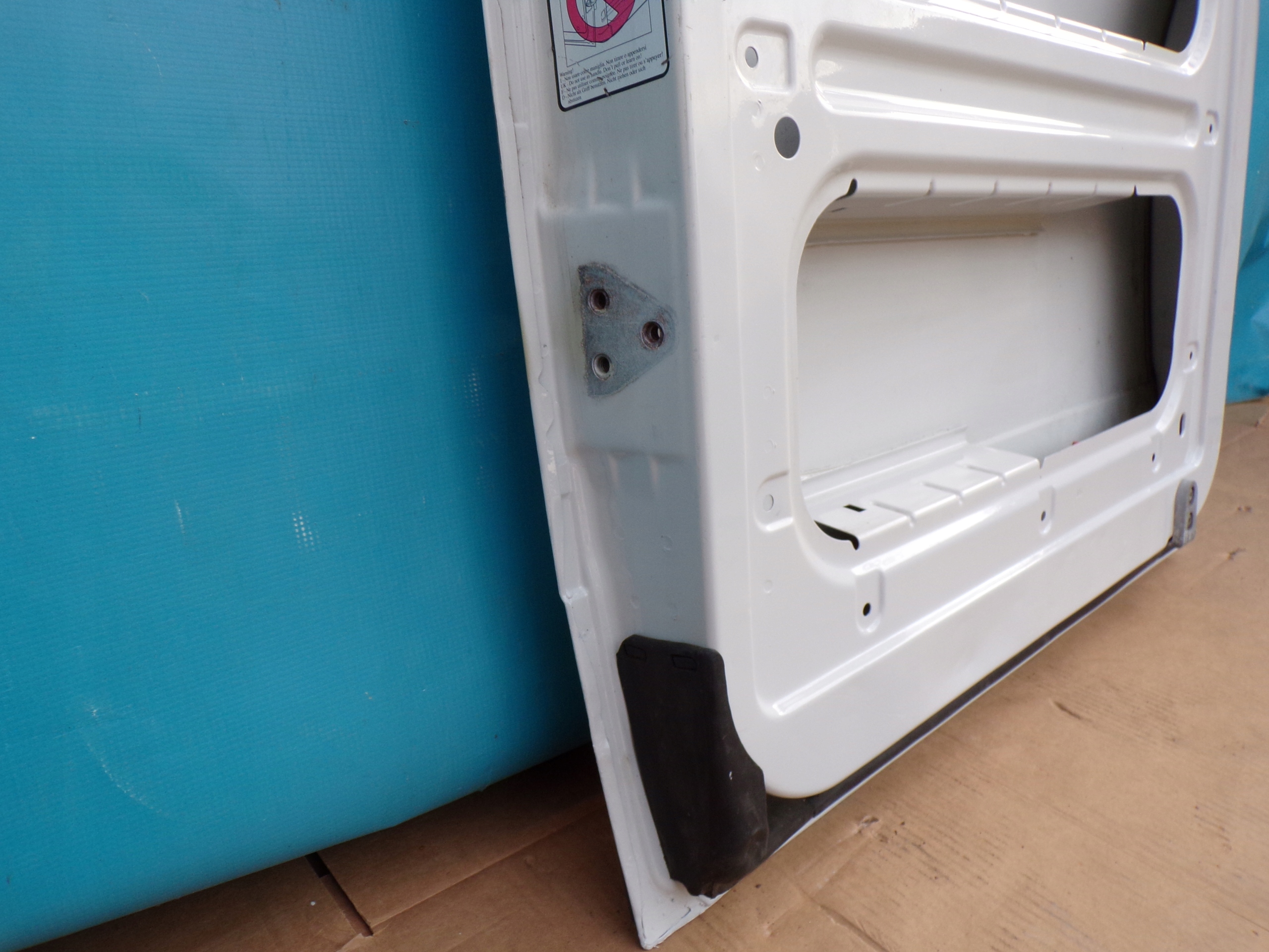 DUCATO JUMPER BOXER 06- door rear. right below SZYBE H2 190cm BIALE