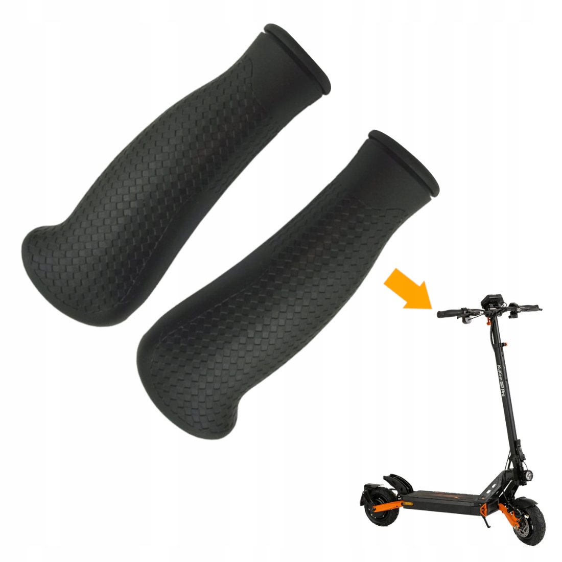 Czarne Ergonomiczne Gripy do KuKirin G3 Pro G2 Pro G2 Max G2 Master