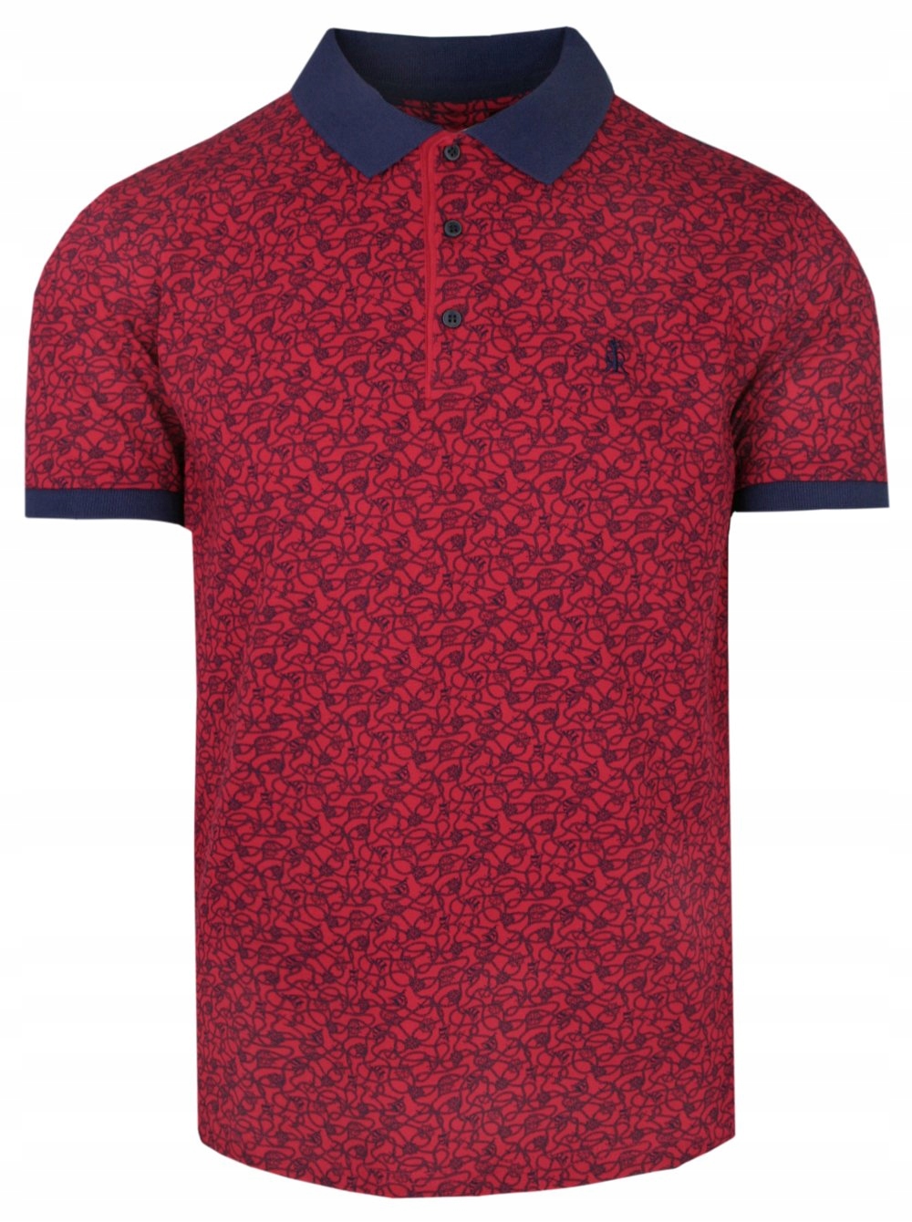 Červená pánská Polokošile M