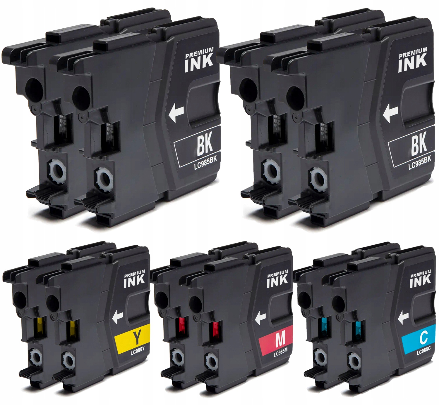

10x Tusz Do DCP-J125 DCP-J140W DCP-J315W DCP-J515W