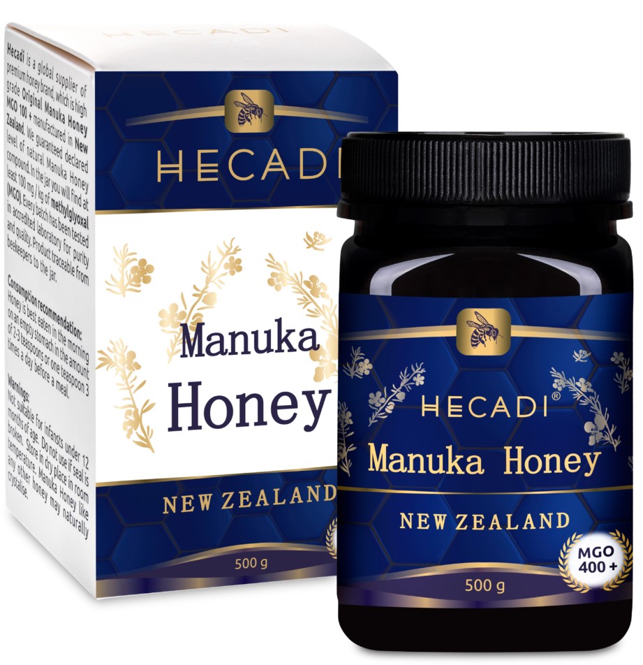 Levně Hecadi Med Manuka Mgo 400 Nový Zéland 500 g