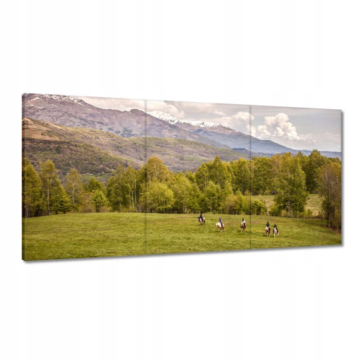 Obrazy 180x90 Výlet na koni do hôr