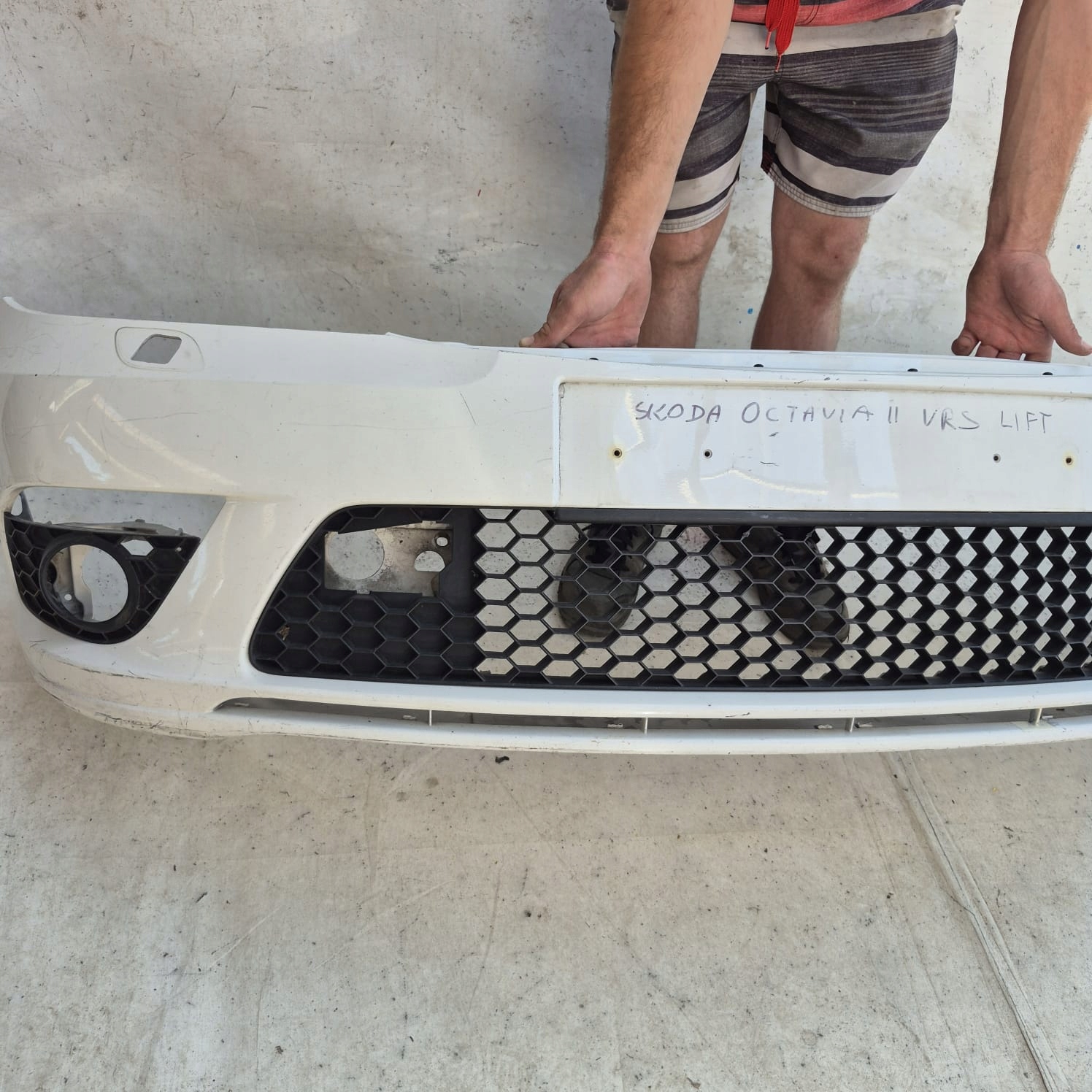 SKODA OCTAVIA II RS LIFT 08- bumper front front SPR
