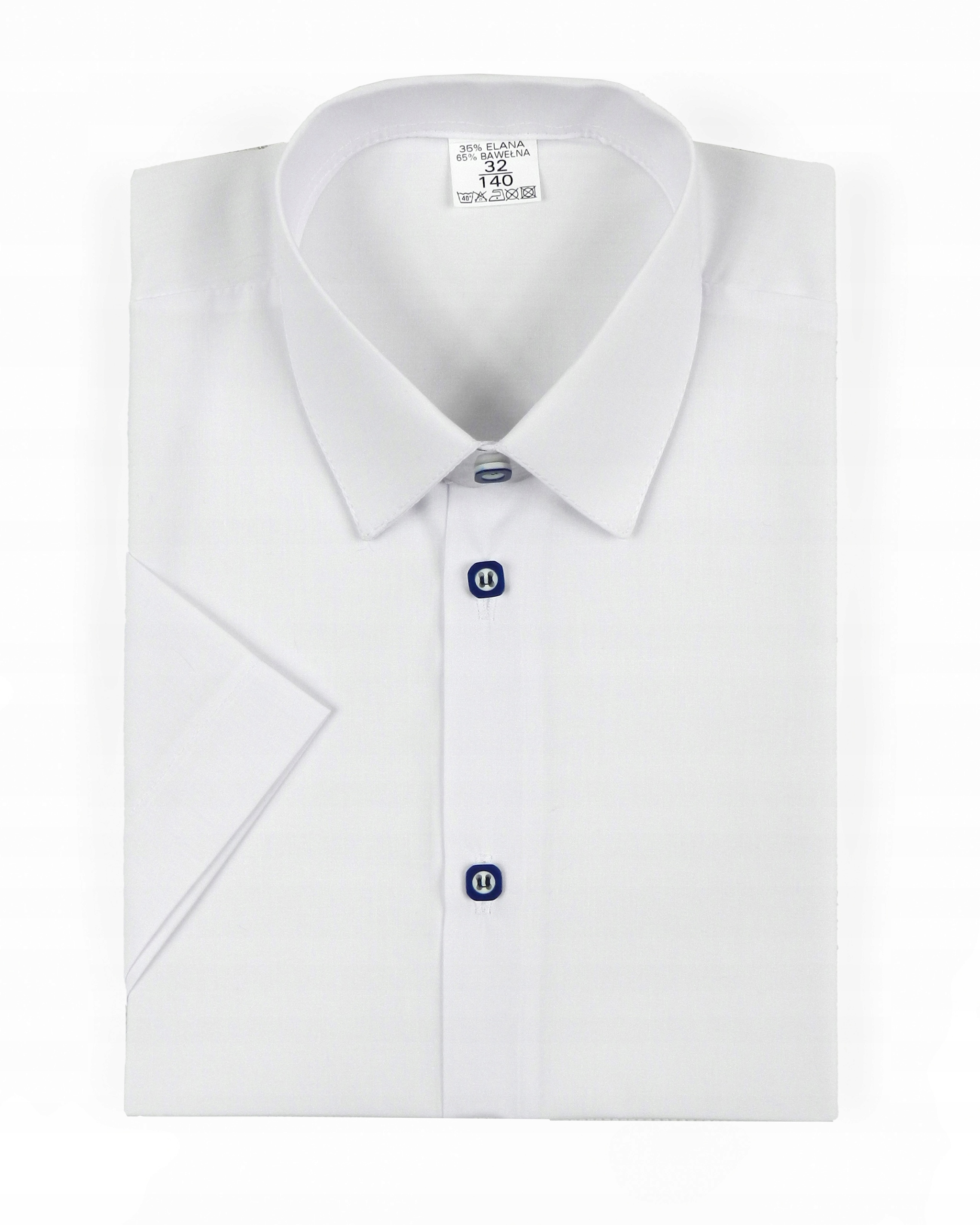 

Koszula Chłopięca Biała Z Krótkim Rękawem R.104