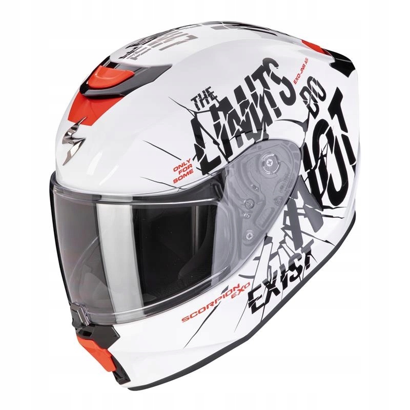 Motocyklová prilba Scorpion Exo-jnr Boum White/black biela čierna Darčeky
