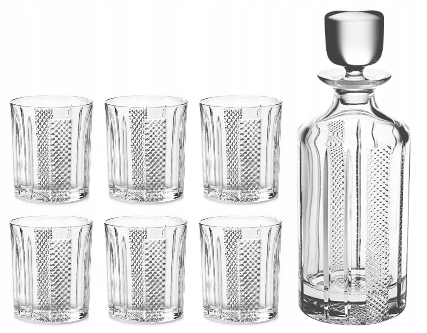 Bohemia Choker Whisky Poháre Karafa 1+6