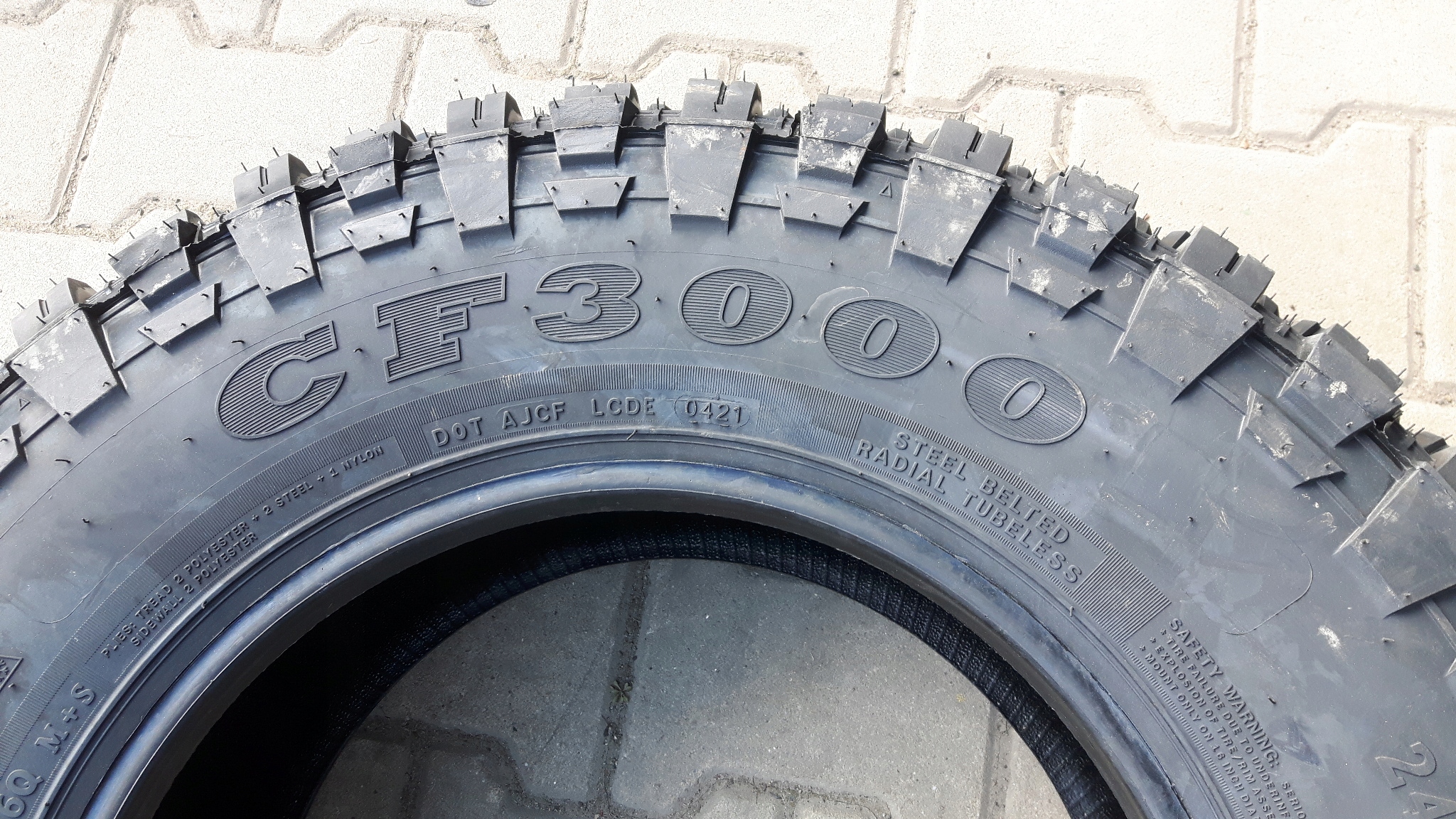4x COMFORSER 245 75R16 CALOROCZNE CF3000 LT M S Tire width 245 mm