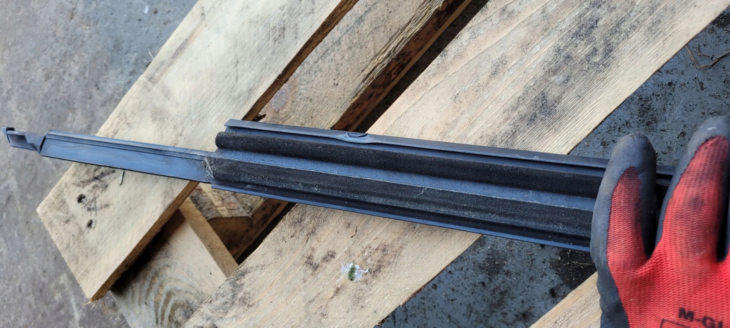 S7 4G A7 moulding dust door left front black SLINE 4G8853283G