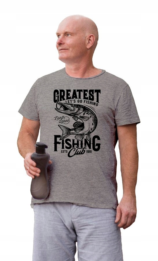 

Koszulka męska Greatest Fishing Club t-shirt 4XL