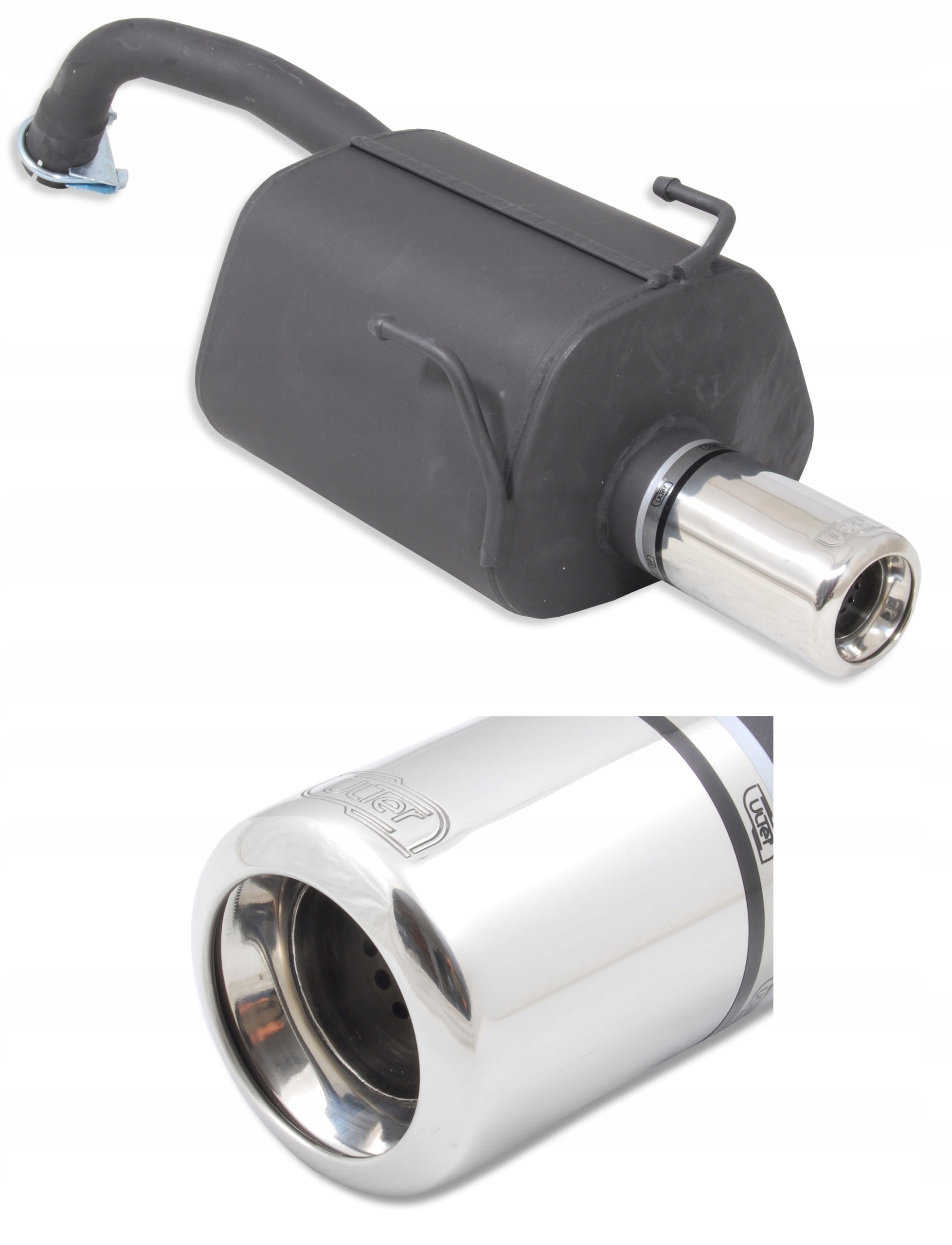 107-113/07-2 (1) - Спортивный глушитель FIAT Panda 100HP 1.4 74kW