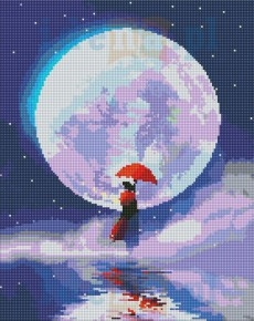 Sada pro diamantovou mozaiku. "Měsíční světlo" 40?50cm