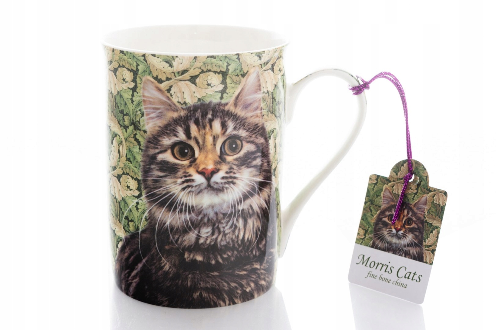 

Kubek porcelana kostna kot szary Morris