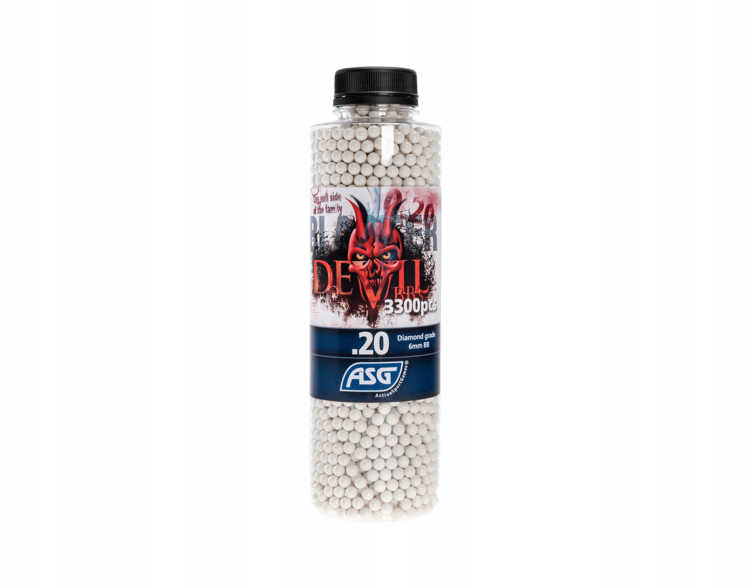 Kulki bezszwowe amunicja do replik Asg Blaster Devil 0,20 g 3300 szt.