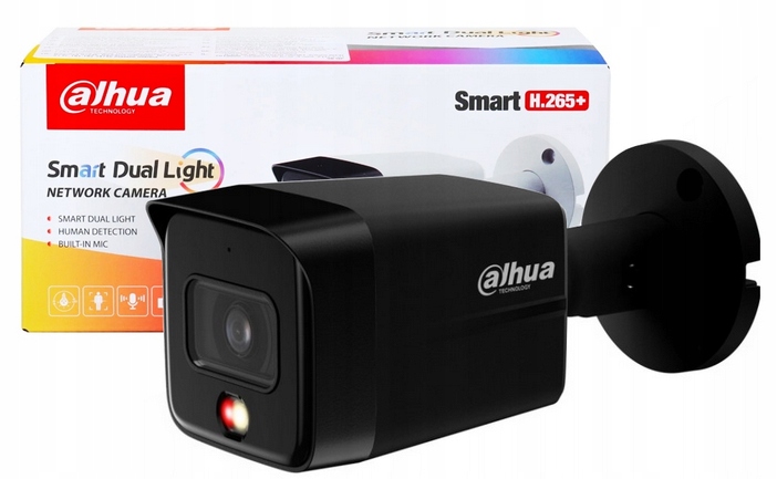 Ip kamera Dahua 6Mpx 3K IPC-HFW1639TC-A-IL-0280B-S6 Black Čierna Mikrofón