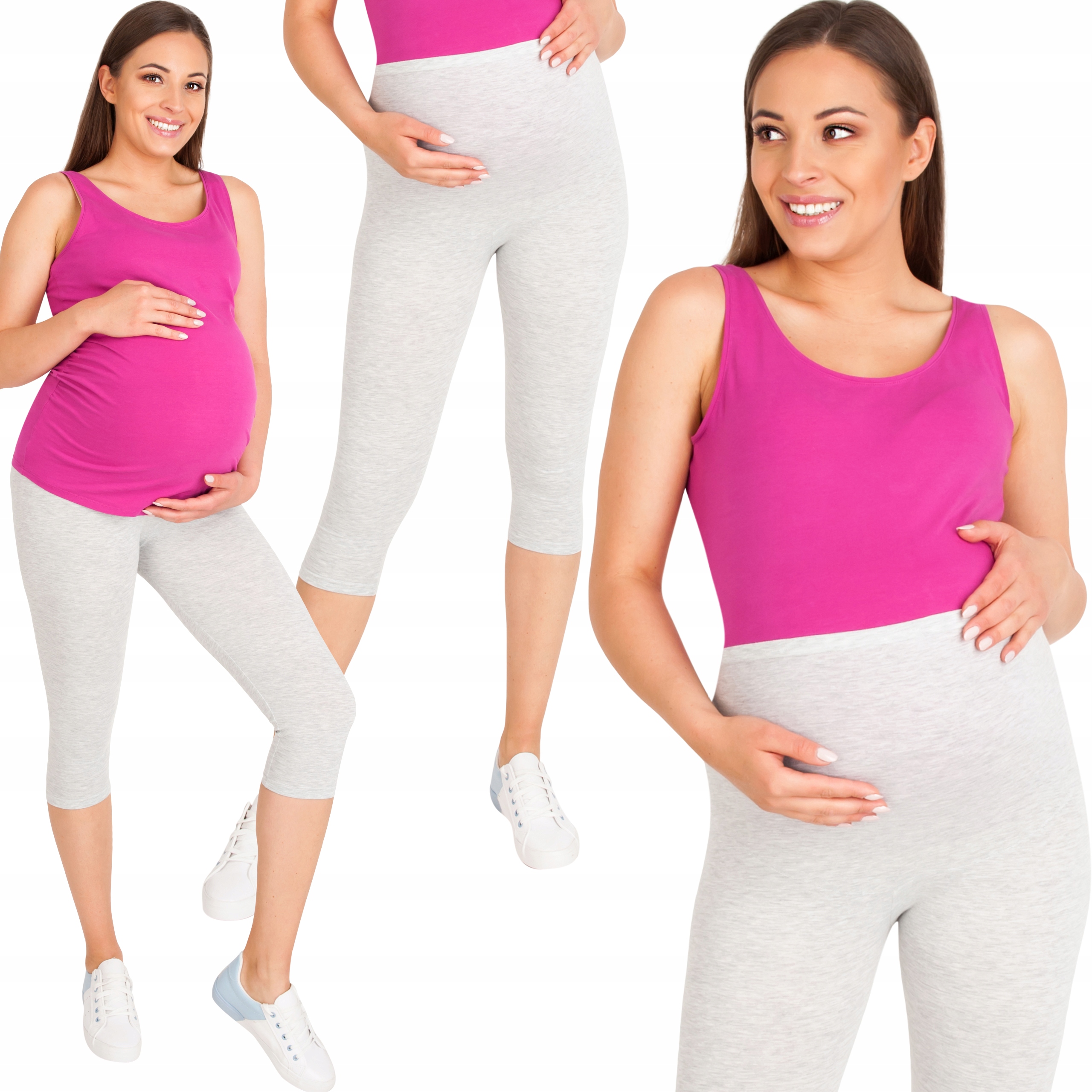 

Legginsy Ciążowe Getry Z Panelem Rozm XL Rybaczki