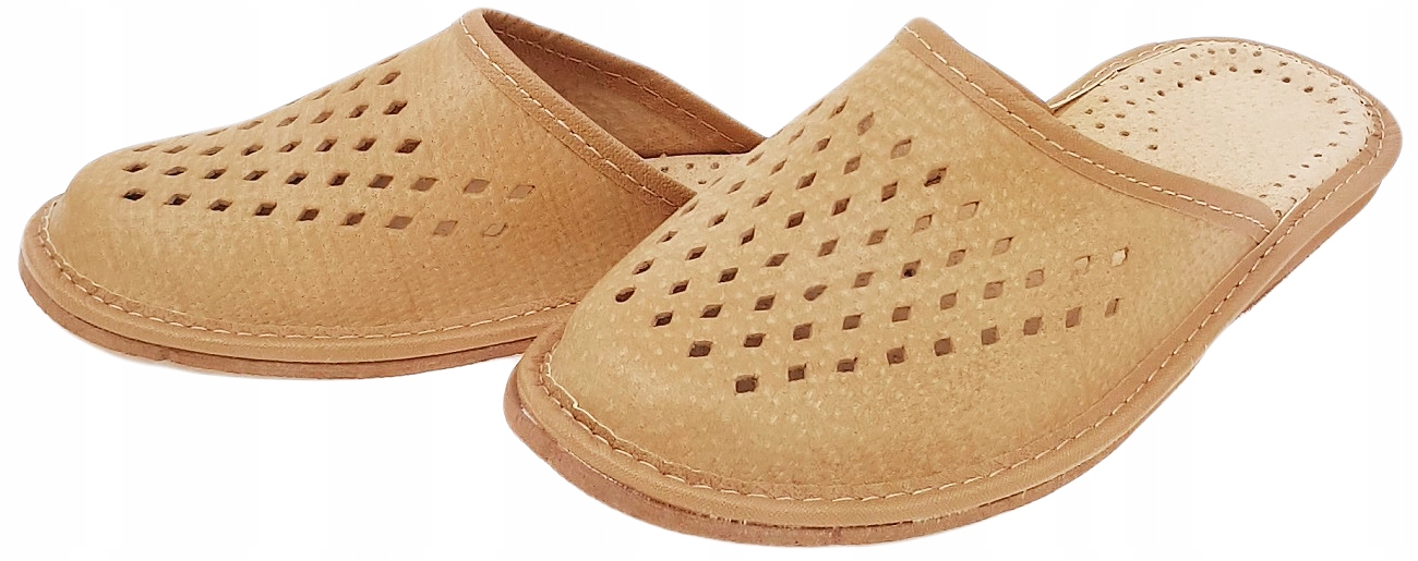 Kapcie Laczki 100% Skóra Pantofle Góralskie *46* Marka Halskór