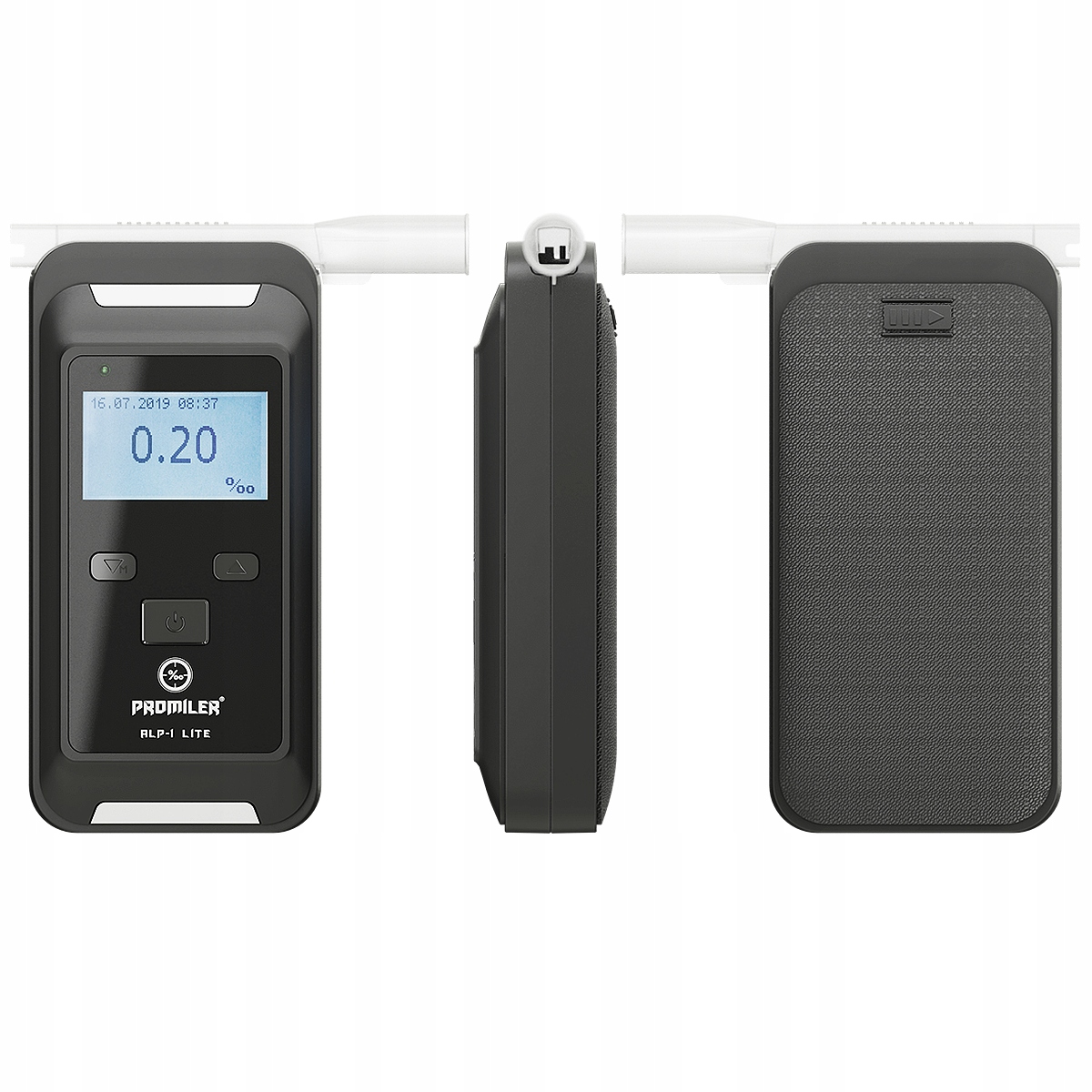 Alkomat policyjny elektrochemiczny ALP 1 lite Additional Features air flow sensor readings meter unit selection readings memory