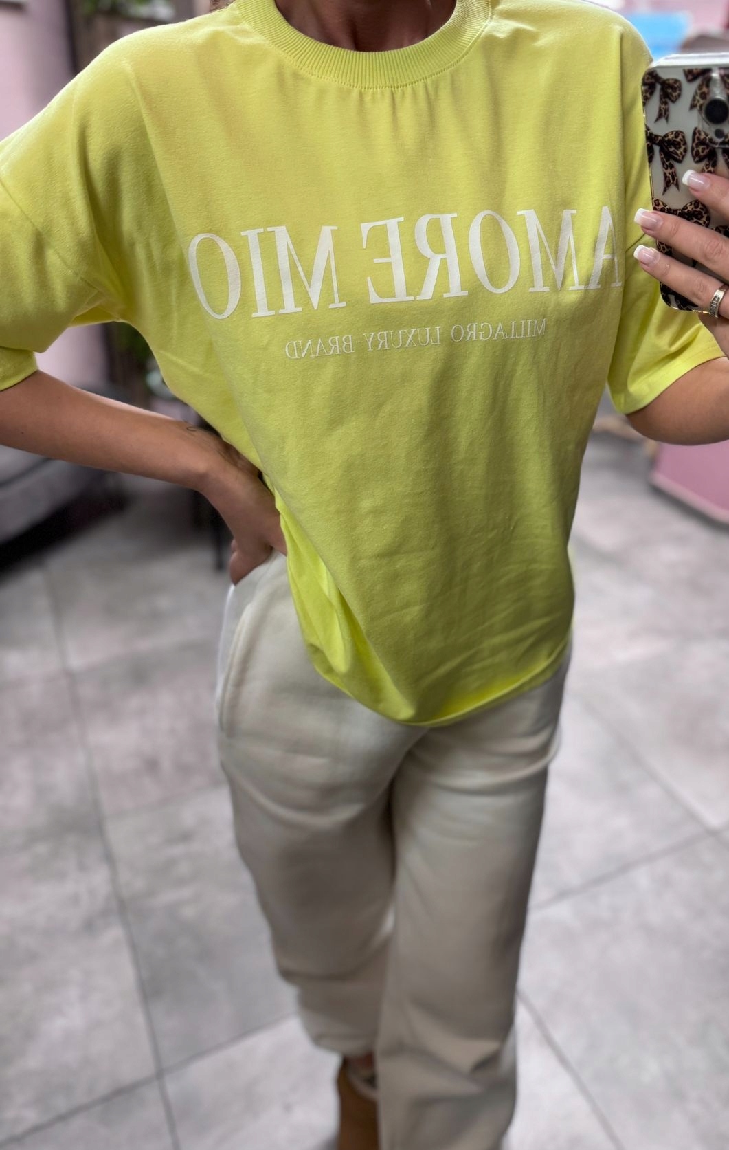 Dámská Halenka Millagro Amore Mio Žlutá Uni.