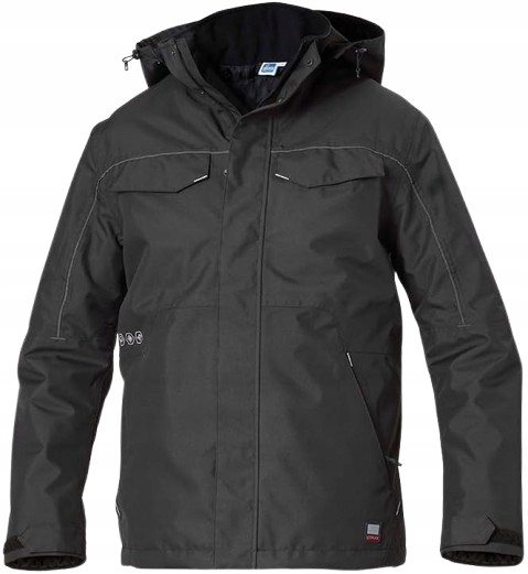 Siggi Workwear Černá Bunda S Kapucí A Podšívkou M J5E