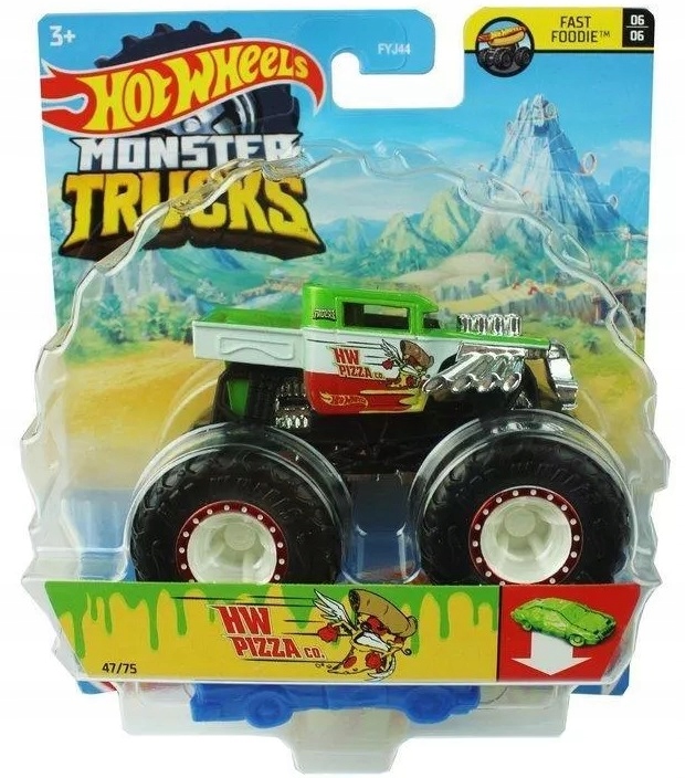

Autko Hw Pizza Co Foodie Monster Trucks Hot Wheels