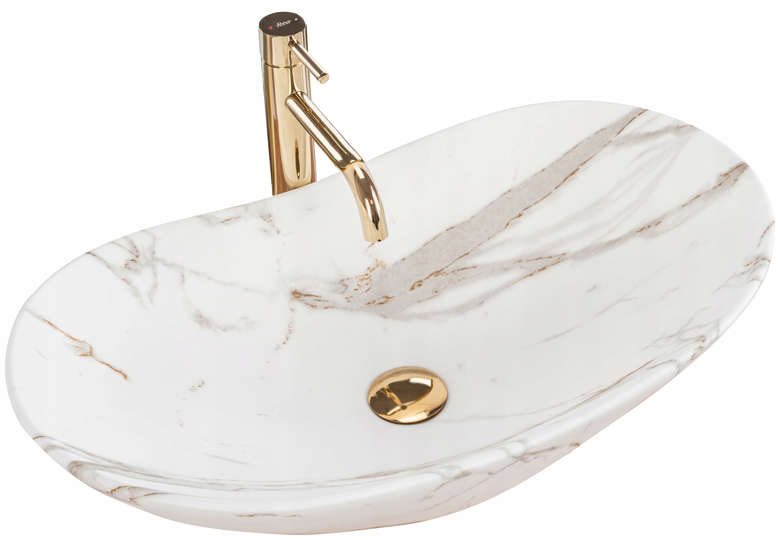 Mramorové keramické umyvadlo Royal Lava Mat Rea
