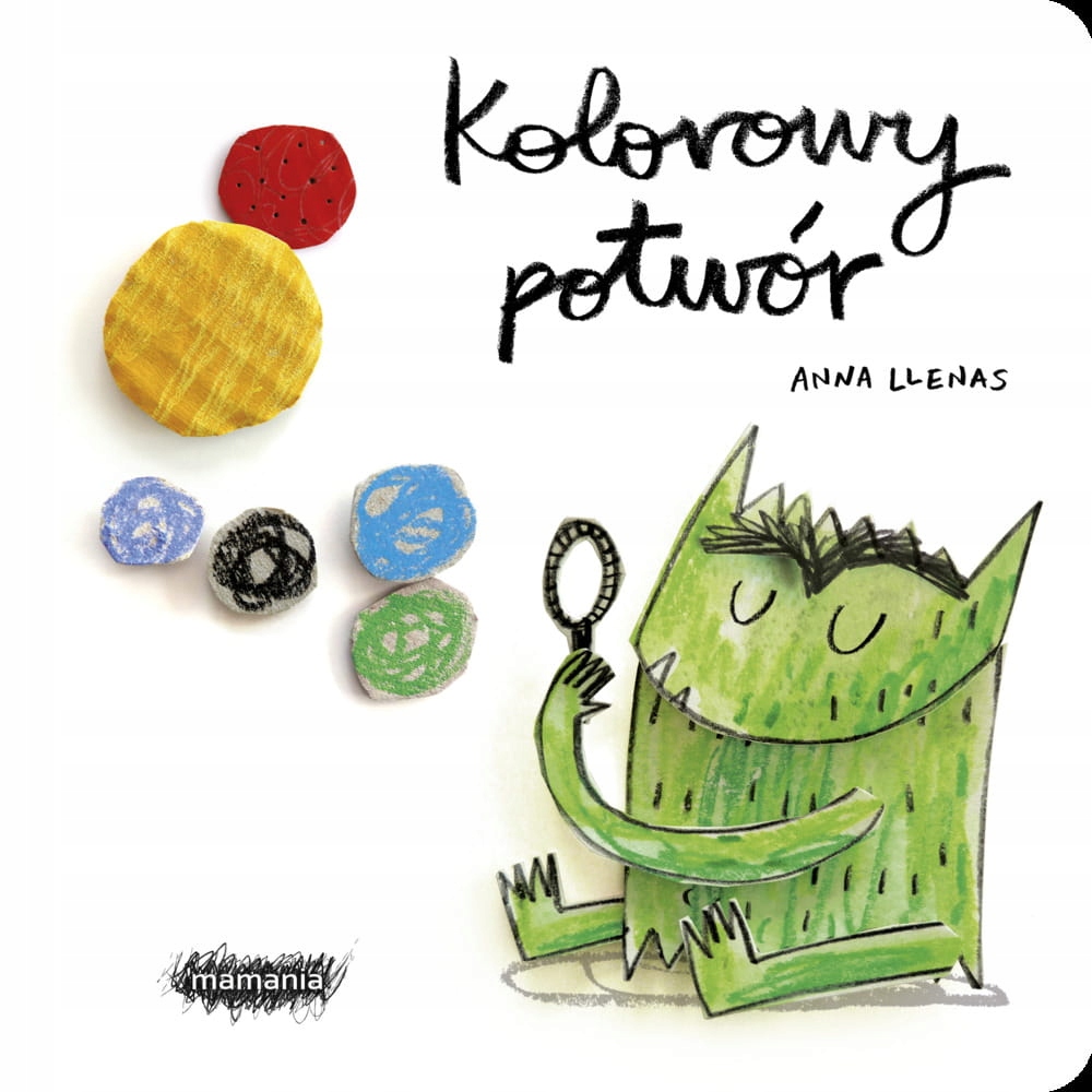 KOLOROWY POTWÓR KSIĄŻKA KARTONOWA ANNA LLENAS