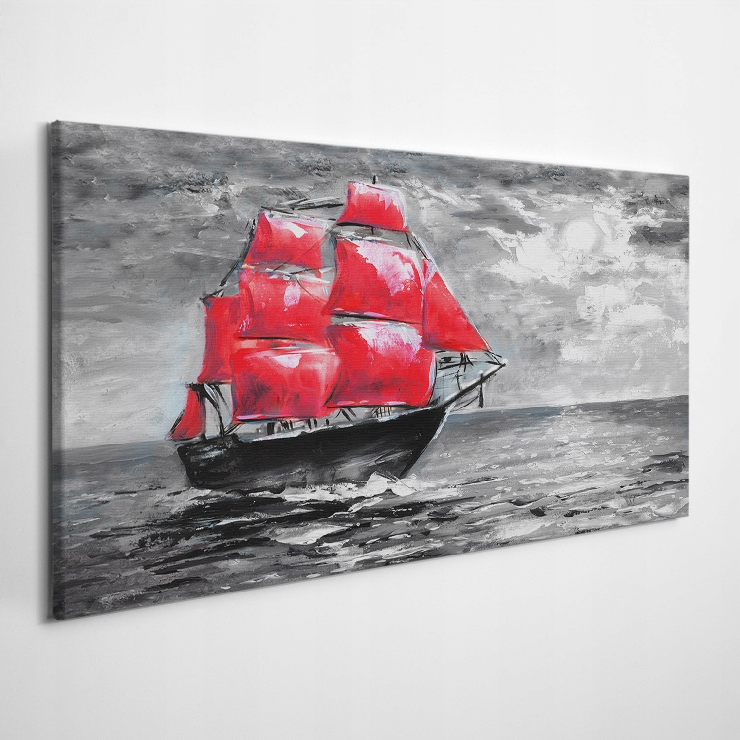 

Obraz na płótnie na ścianę Łódka Woda Niebo 100x50