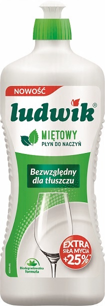 

Płyn do mycia naczyń Ludwik miętowy 900ml