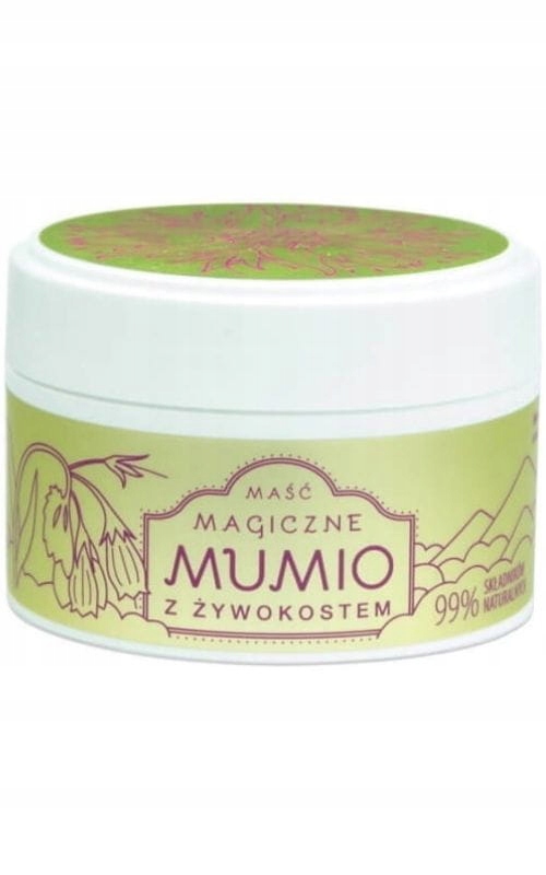 

Maść Magiczne Mumio Żywokost Wosk Pszczeli Lanolin