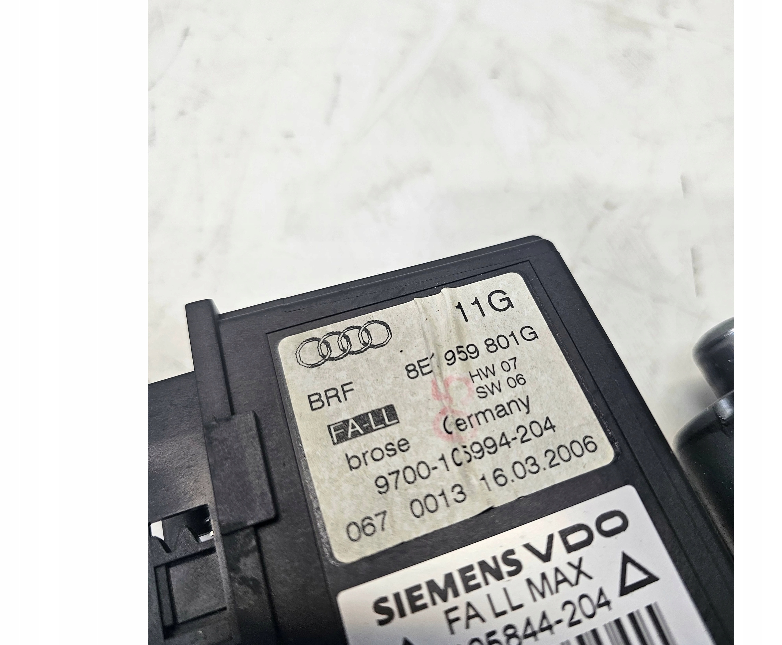 engine mini motor windows left AUDI A4 B6 B7 8E1959801G