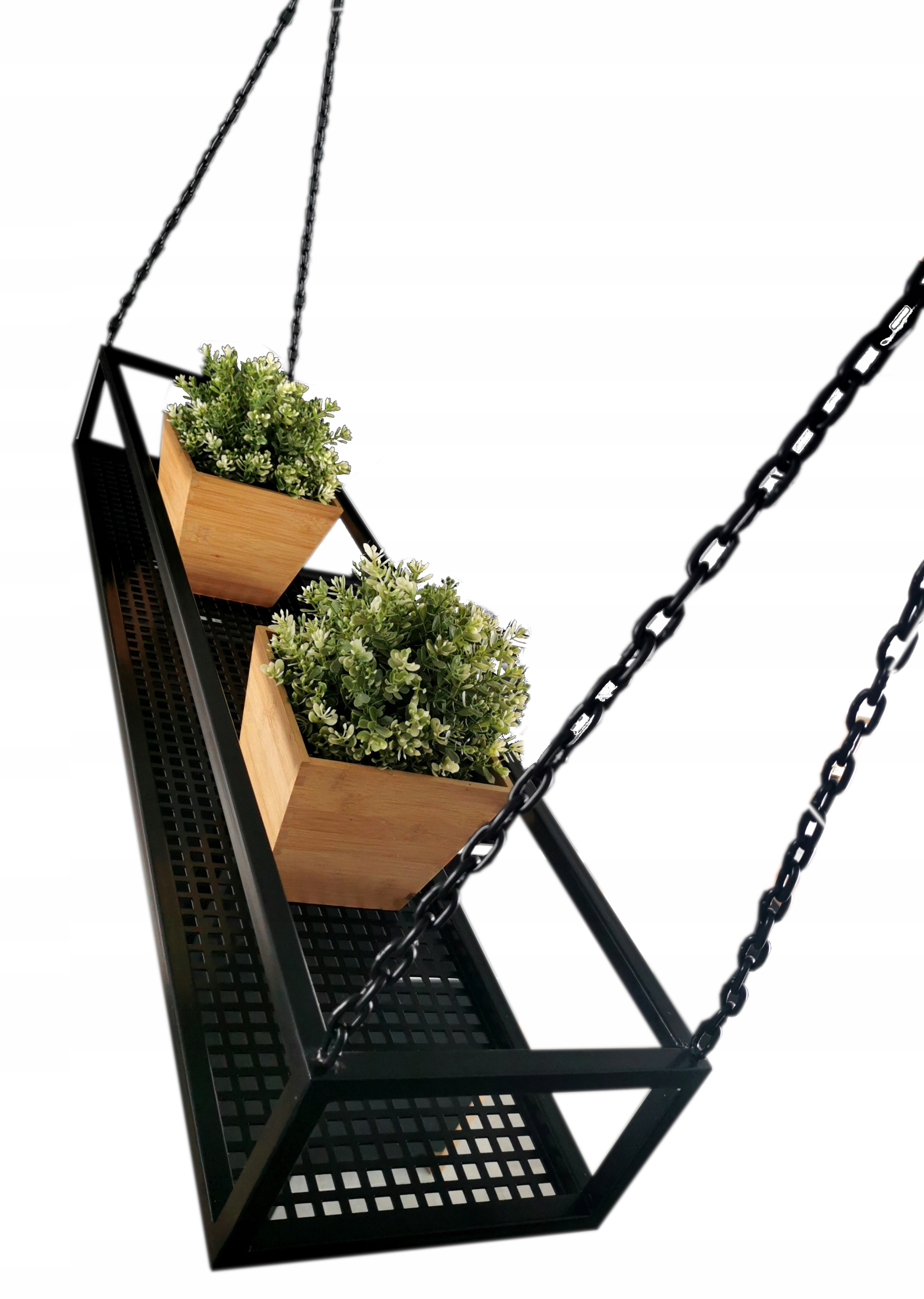 

Nowoczesny kwietnik/półka sufitowa Loft 80cm