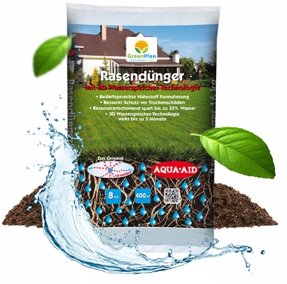 Nawóz Do Trawnika Save Water przeciw przesuszeniu 8 kg